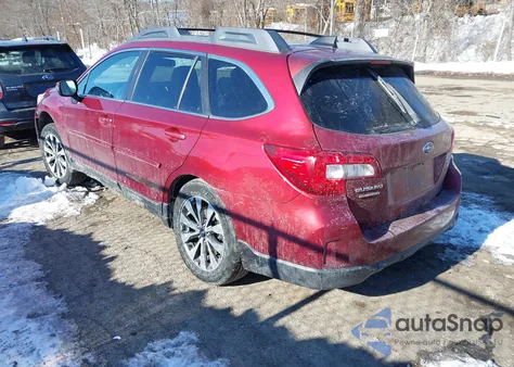 2016 Subaru Outback 2.5I Limited z USA, uszkodzony, nr VIN 4S4BSANC8G3210703